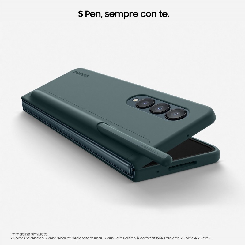 Samsung Galaxy Z Fold4 SM-F936B 19,3 cm (7.6") SIM triple Android 12 USB Tipo C 12 GB 256 GB 4400 mAh Negro