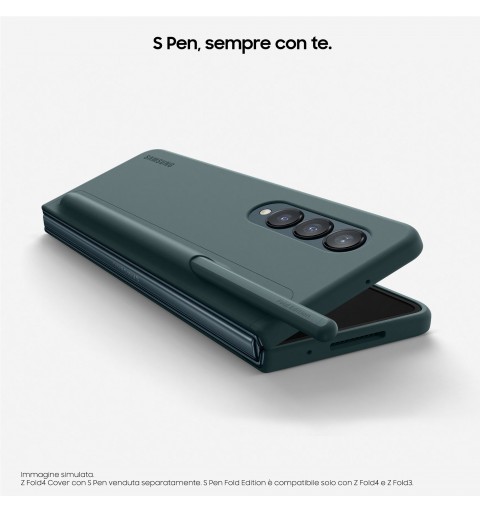 Samsung Galaxy Z Fold4 SM-F936B 19,3 cm (7.6") SIM triple Android 12 USB Tipo C 12 GB 256 GB 4400 mAh Negro