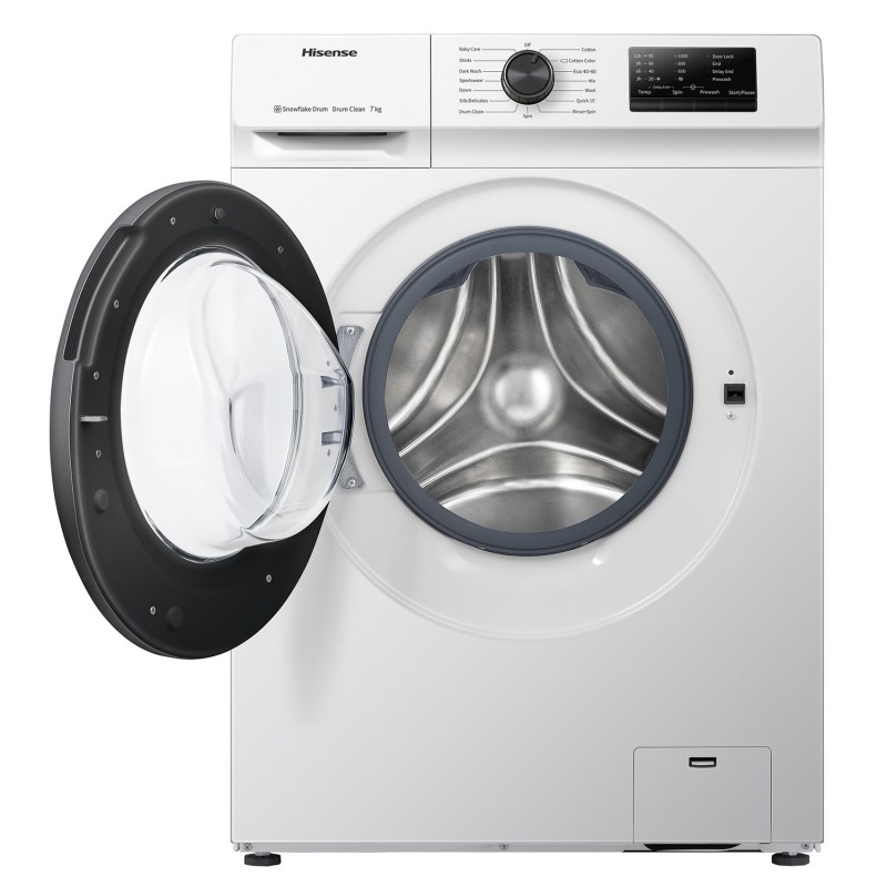 Hisense WFVC7012E lavatrice Caricamento frontale 7 kg 1200 Giri min E Bianco