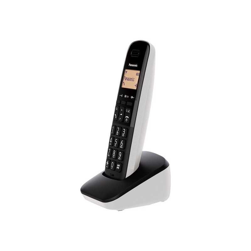 Panasonic KX-TGB612JT Téléphone DECT Identification de l'appelant Noir, Blanc