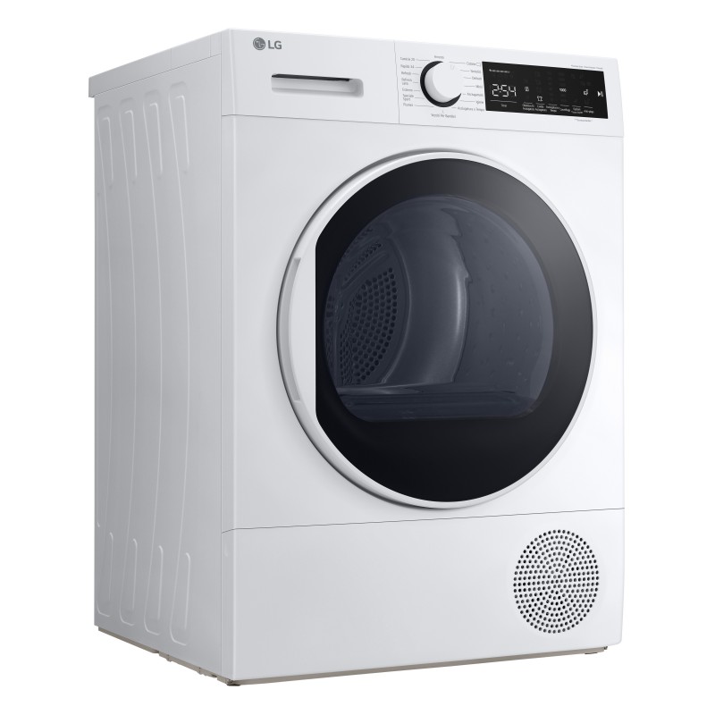 LG RH80M3AV6R tumble dryer Freestanding Front-load 8 kg A++ White