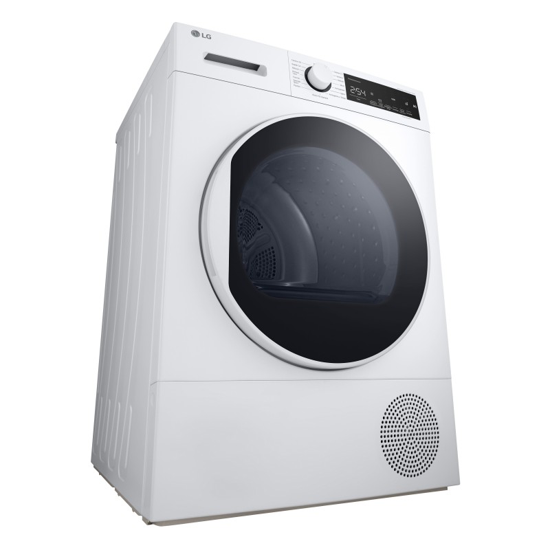 LG RH80M3AV6R tumble dryer Freestanding Front-load 8 kg A++ White