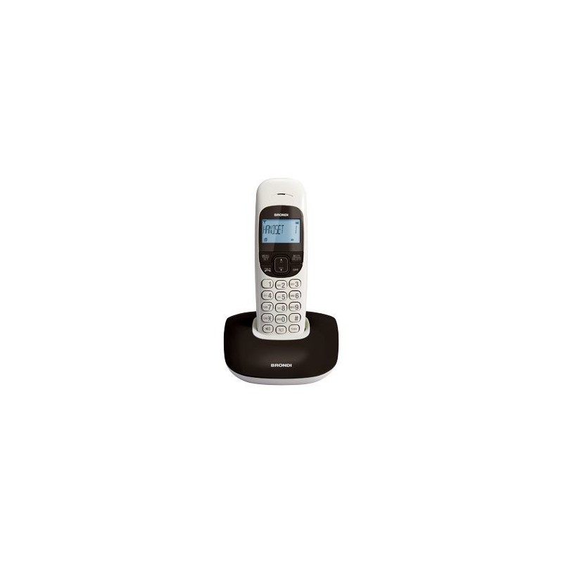 Brondi Nice DECT-Telefon Anrufer-Identifikation Schwarz