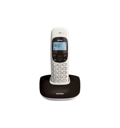 Brondi Nice DECT-Telefon Anrufer-Identifikation Schwarz