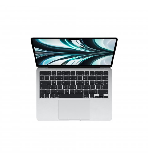 Apple MacBook Air M2 Portátil 34,5 cm (13.6") Apple M 8 GB 512 GB SSD Wi-Fi 6 (802.11ax) macOS Monterey Plata