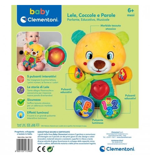Clementoni 17398 stuffed toy