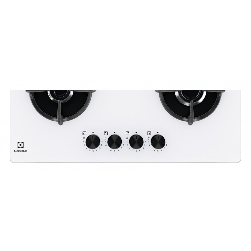 Electrolux EGG64272W Blanc Intégré (placement) 59 cm Gaz 4 zone(s)