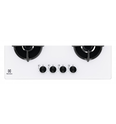 Electrolux EGG64272W Blanc Intégré (placement) 59 cm Gaz 4 zone(s)