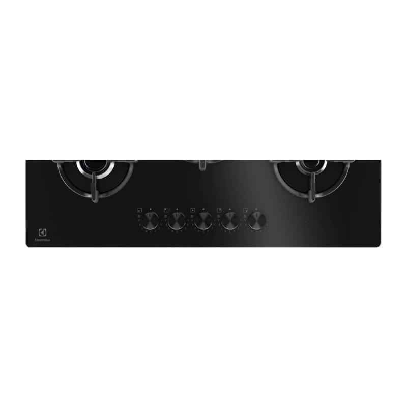 Electrolux EGG75372K Schwarz Arbeitsplatte 75 cm Gaskochfeld 5 Zone(n)