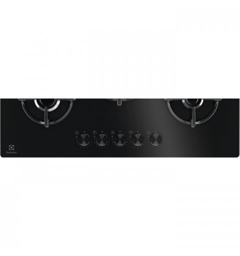 Electrolux EGG75372K Nero Superficie piana 75 cm Gas 5 Fornello(i)