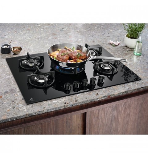Electrolux EGG75372K Negro Encimera 75 cm Encimera de gas 5 zona(s)