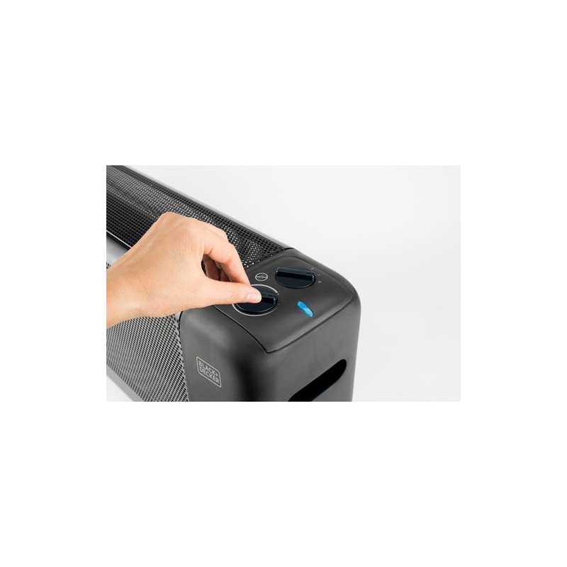 Black & Decker BXMRA1500E appareil de chauffage Noir 1500 W