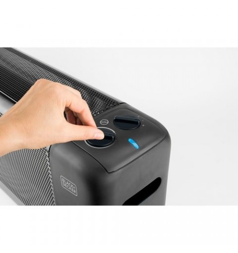 Black & Decker BXMRA1500E appareil de chauffage Noir 1500 W