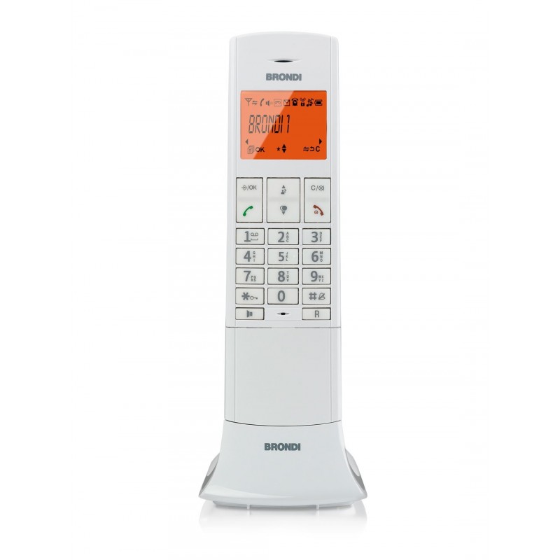 Brondi Lemure Telefono DECT Identificatore di chiamata Bianco