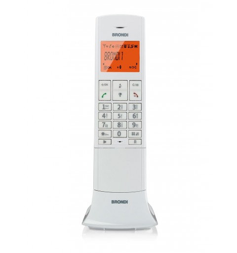 Brondi Lemure Telefono DECT Identificatore di chiamata Bianco