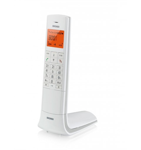 Brondi Lemure Telefono DECT Identificatore di chiamata Bianco