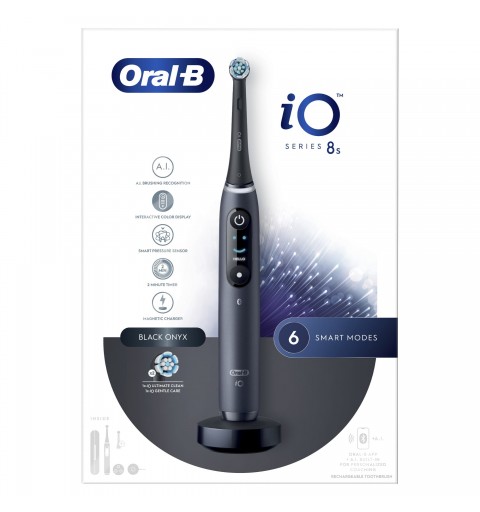 Oral-B iO 8S Adulte Brosse à dents vibrante Noir