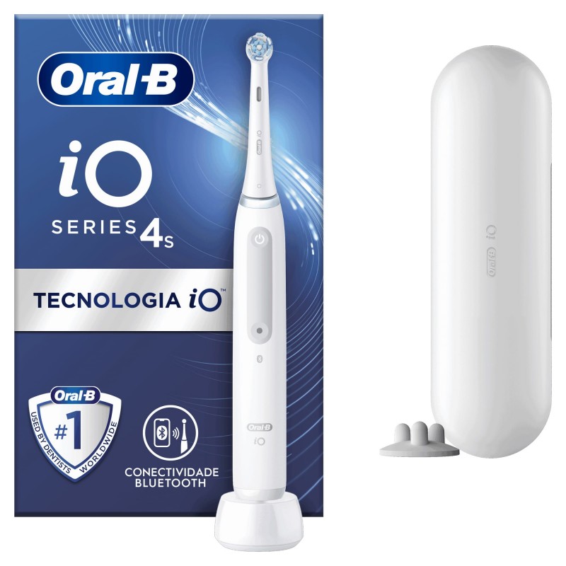 Oral-B iO 4S Adulte Brosse à dents vibrante Blanc