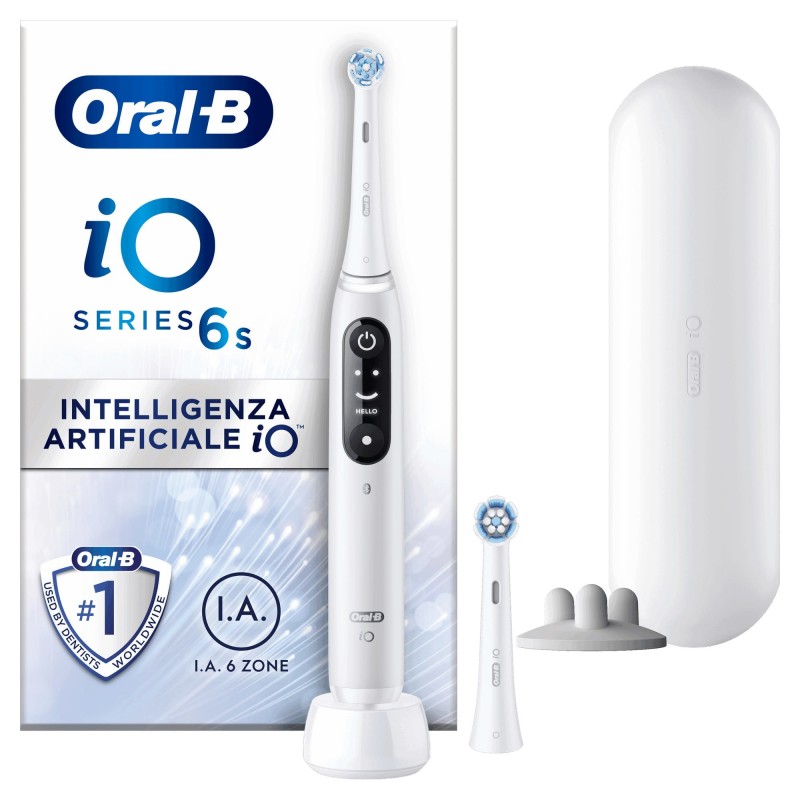 Oral-B iO 6 Adulto Spazzolino a vibrazione Bianco