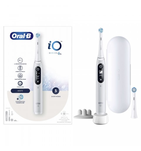 Oral-B iO 6 Adulto Cepillo dental vibratorio Blanco
