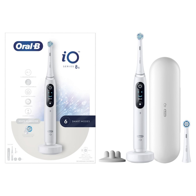 Oral-B iO 8S Adult Vibrating toothbrush White