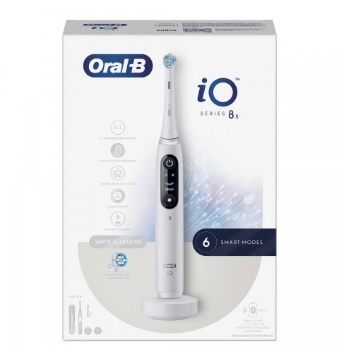 Oral-B iO 8S Erwachsener Vibrierende Zahnbürste Weiß