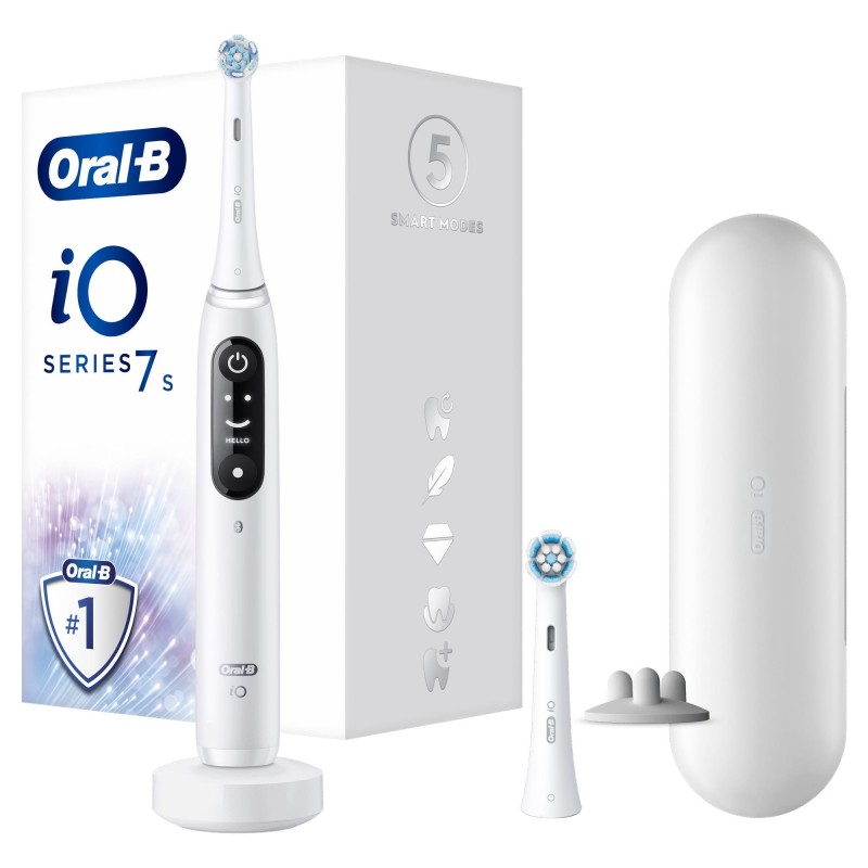 Oral-B iO 7S Adulte Brosse à dents oscillante Blanc