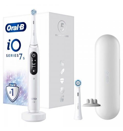 Oral-B iO 7S Adulte Brosse à dents oscillante Blanc