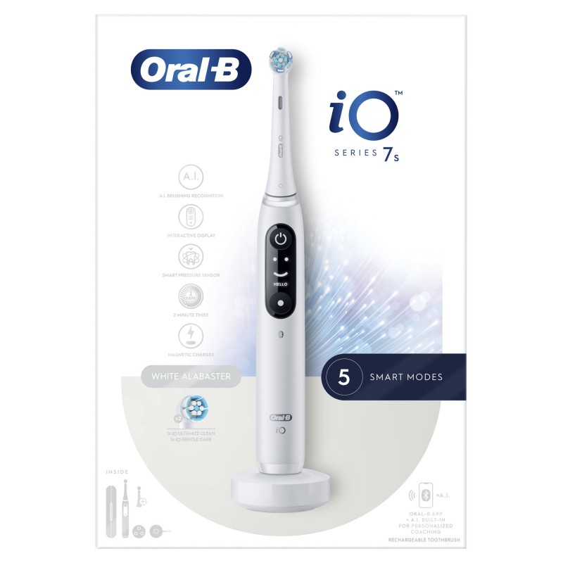 Oral-B iO 7S Erwachsener Vibrierende Zahnbürste Weiß