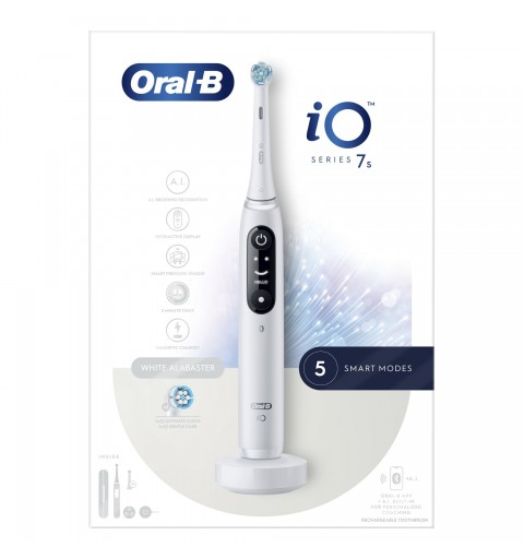 Oral-B iO 7S Adulte Brosse à dents oscillante Blanc