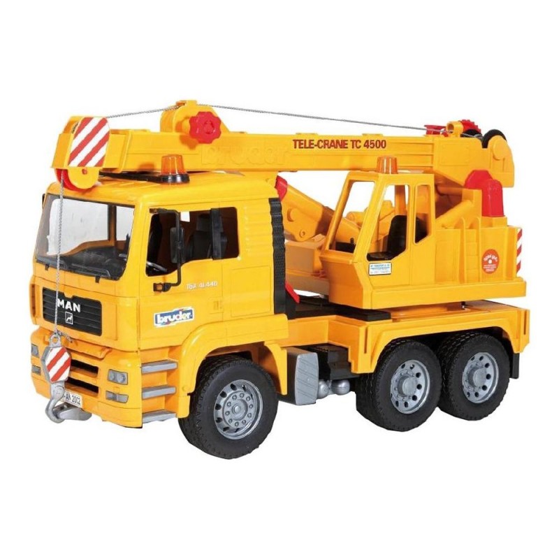 Bruder Mezzo cantiere Camion Autogru Man 2754