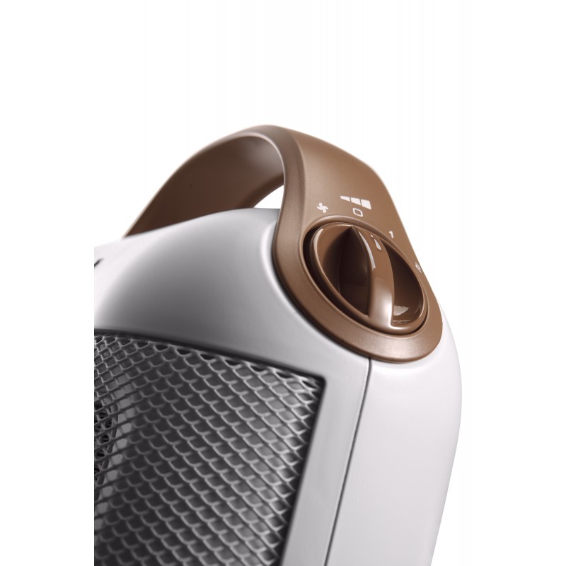 De’Longhi Capsule HFX30C18.IW Interno Marrone, Bianco 1800 W Riscaldatore ambiente elettrico con ventilatore