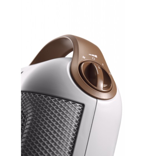 De’Longhi Capsule HFX30C18.IW Interior Marrón, Blanco 1800 W Ventilador eléctrico