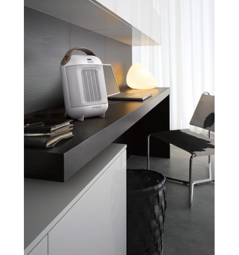 De’Longhi Capsule HFX30C18.IW Interno Marrone, Bianco 1800 W Riscaldatore ambiente elettrico con ventilatore