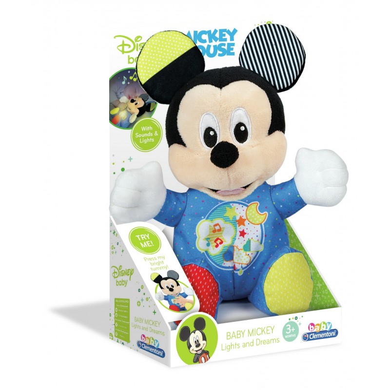 Clementoni Baby Mickey Lightin Plush