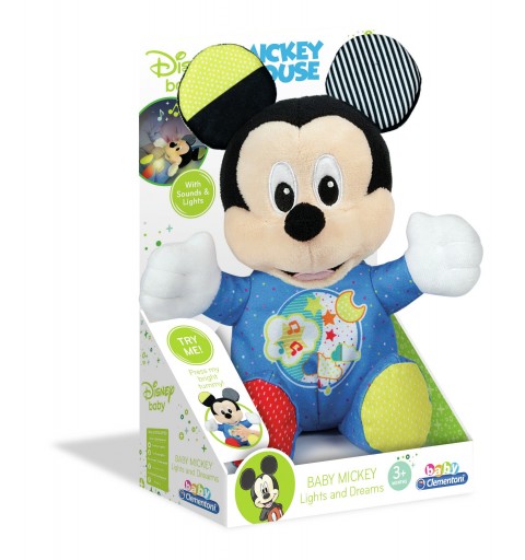 Clementoni Baby Mickey Lightin Plush