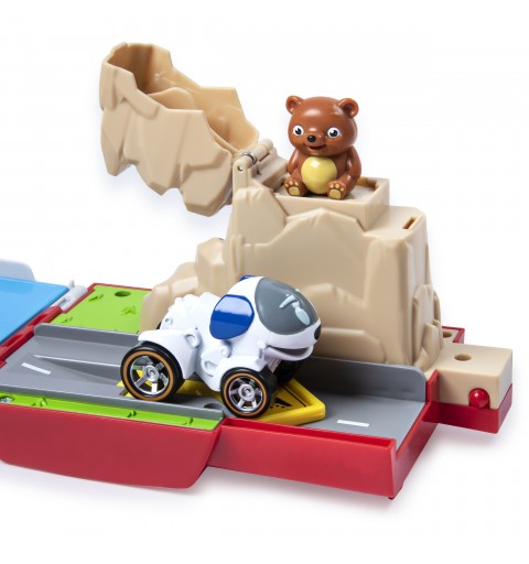 PAW Patrol True Metal Launch'N Haul PAW Patroller mit Robodog, für True Metal Metall-Fahrzeuge, Maßstab 1 55, Spielzeug