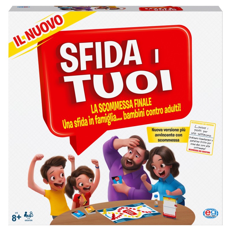 Editrice Giochi Sfida I Tuoi Scommessa Finale! Juego de mesa Juego de preguntas y respuestas