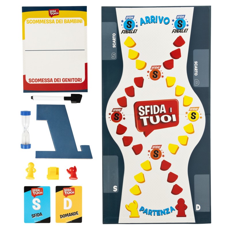 Editrice Giochi Sfida I Tuoi Scommessa Finale! Juego de mesa Juego de preguntas y respuestas