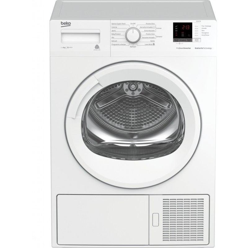 Beko DRX837WI secadora Independiente Carga frontal 8 kg A+++ Blanco