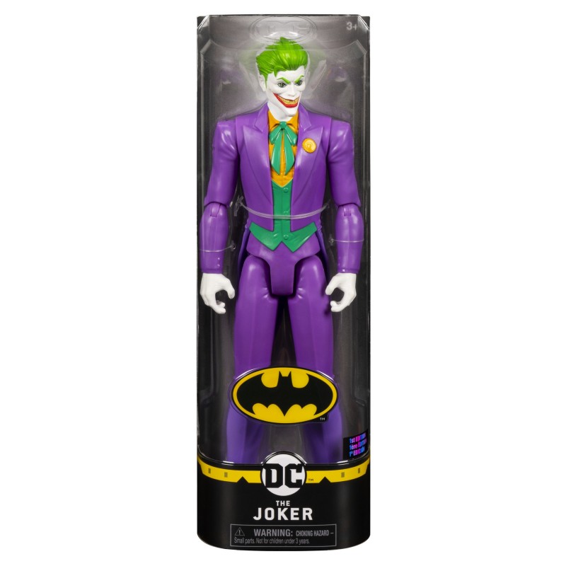 DC Comics Batman JOKER, Personaggio da 30 cm articolato, dai 3 anni - 6056691