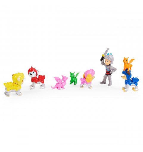PAW Patrol Paquete regalo de Ryder y los cachorros de Rescue Knights con 8 figuras, juguetes para niños a partir de 3 años
