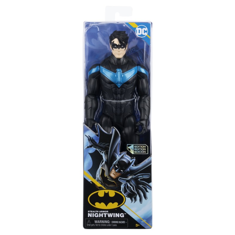 DC Comics , Figurine articulée Stealth Armor Nightwing de 30 cm, jouets pour garçons et filles à partir de 3 ans
