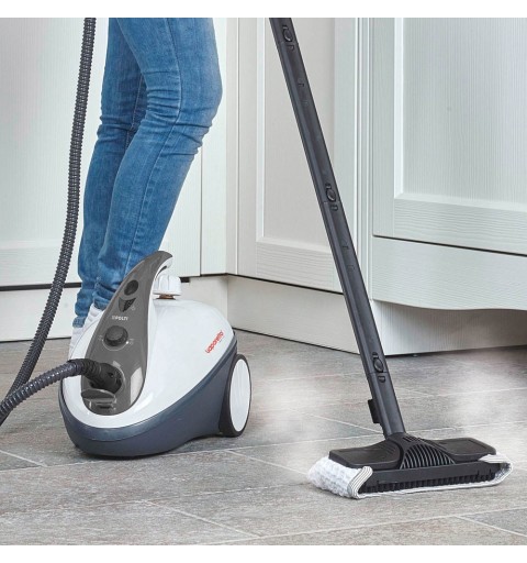 Polti Smart 30_S Cylinder steam cleaner 1.6 L 1800 W Black, Grey, White