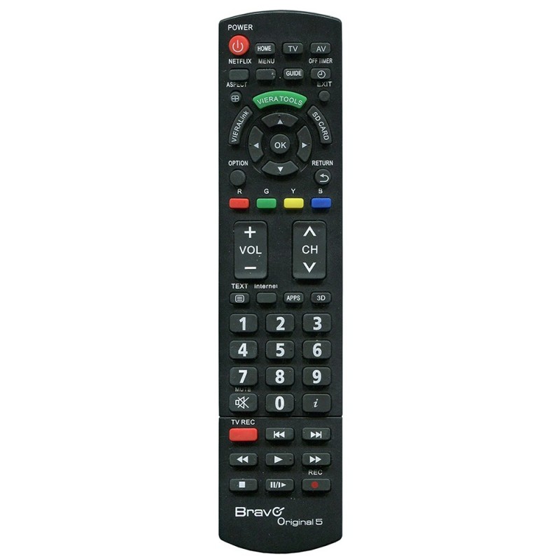 Bravo Original 5 remote control IR Wireless TV Press buttons