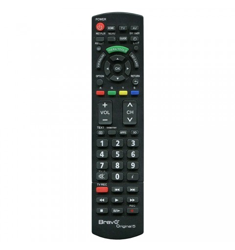 Bravo Original 5 remote control IR Wireless TV Press buttons