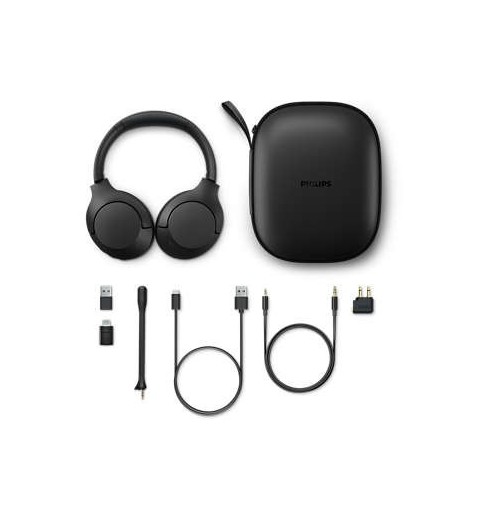 Philips TPV TAH8507BK Headphones Wireless Head-band Calls Music Bluetooth Black