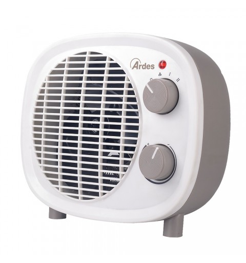 Ardes AR4F08 calefactor eléctrico Interior Marrón, Blanco 2000 W Ventilador eléctrico