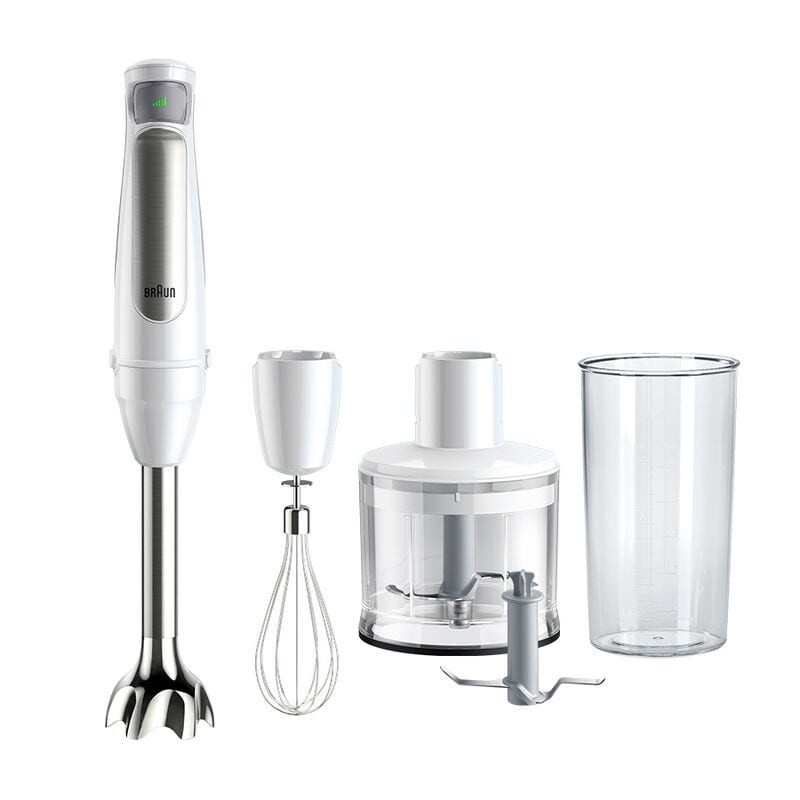 Braun MultiQuick 7 MQ7035IWH 0,6 L Frullatore ad immersione 1000 W Acciaio inossidabile, Bianco