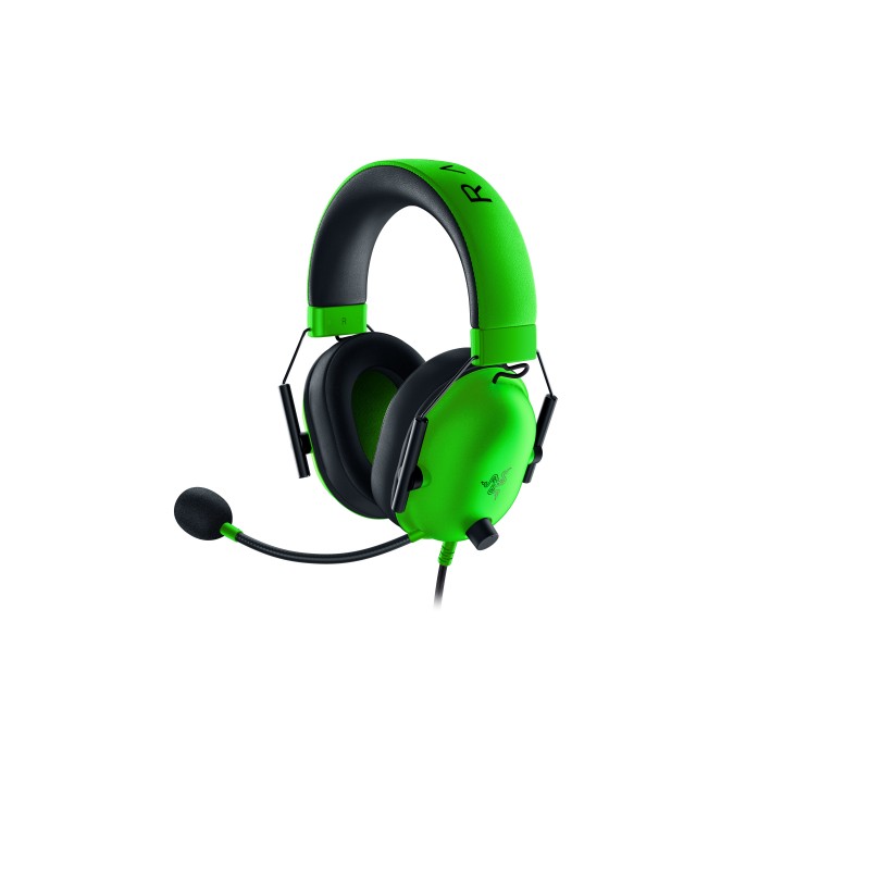 Razer BlackShark V2 X Auricolare Cablato A Padiglione Giocare Verde, Nero